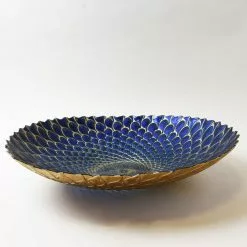 Dunelm Deco Charm Teal Glass Platter 7 Dunelm Deco Charm Teal Glass Platter -Ornaments Sales Store 1000091460 alt03