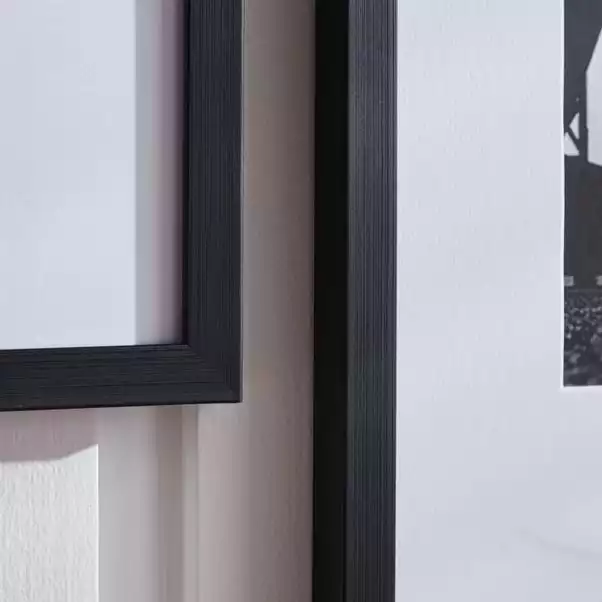 Dunelm Black Oversized Square Mount Frame 6"x 4" (15cm X 10cm) 2 Dunelm Black Oversized Square Mount Frame 6"x 4" (15cm X 10cm) - Image 2