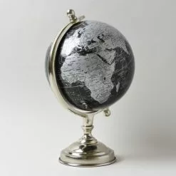 Decor Black And Silver Globe -Ornaments Sales Store 1000154464 alt02