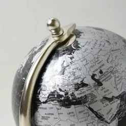 Decor Black And Silver Globe -Ornaments Sales Store 1000154464 alt03