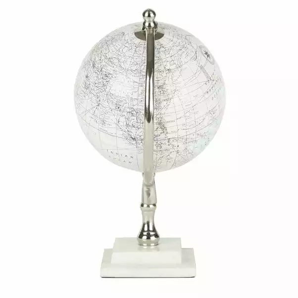 Dunelm Marble Base Globe 2 Dunelm Marble Base Globe - Image 2