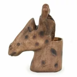 Dunelm Giraffe Head Pot And Glasses Holder -Ornaments Sales Store 1000167606 alt02