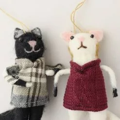 Dunelm Felt Felix Cat Hanging Decoration 5 Dunelm Felt Felix Cat Hanging Decoration -Ornaments Sales Store 1000169557 alt02