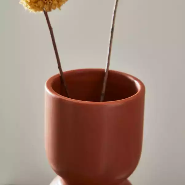 Elements Ceramic Vase 23cm Butterscotch 2 Elements Ceramic Vase 23cm Butterscotch - Image 2
