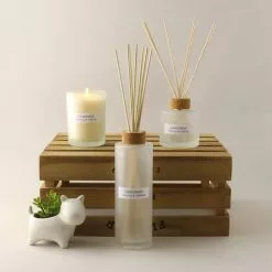 Dunelm Natural Chamomile Soy Wax Blend Candle Diffuser Set -Ornaments Sales Store 1000183225 alt01