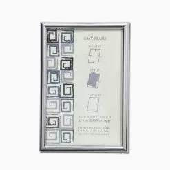 Dunelm Chrome Easy Frame 6" X 4" (15cm X 10cm)