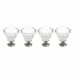 Dunelm Jazz Age Set Of 4 Drawer Knobs