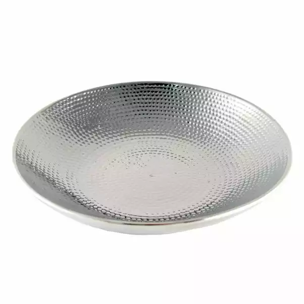 Dunelm Hammered Effect Silver Plate 1 Dunelm Hammered Effect Silver Plate