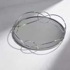 Dorma Silver Mirrored Tray