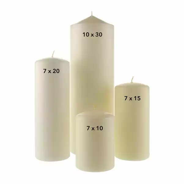 Dunelm Essentials White Pillar Candle 3 Dunelm Essentials White Pillar Candle - Image 3