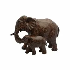 Dunelm Dorma Mother And Baby Elephant Sculpture