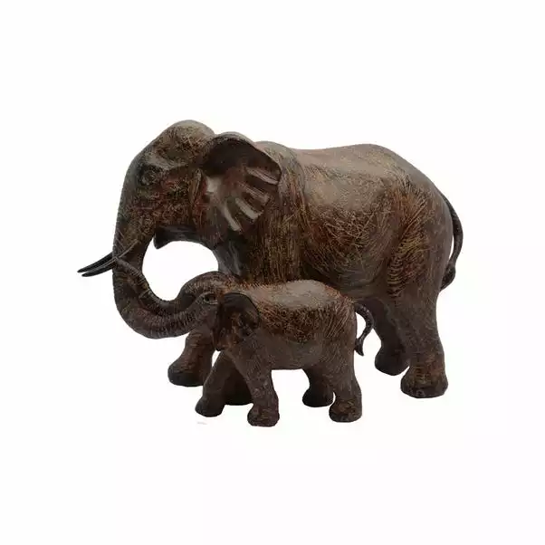 Dunelm Dorma Mother And Baby Elephant Sculpture 1 Dunelm Dorma Mother And Baby Elephant Sculpture