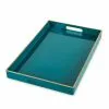 Rectangle Teal Tray