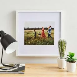 Dunelm White Oversized Mount Frame 10" X 8" (25cm X 20cm)