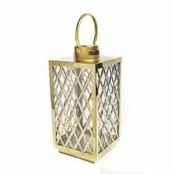 Dunelm Gold Lattice Lantern