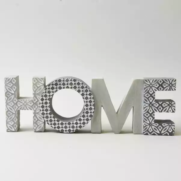 Dunelm Geo Home Word Ornament 1 Dunelm Geo Home Word Ornament