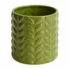 Dunelm Large Green Leaf Plant Pot