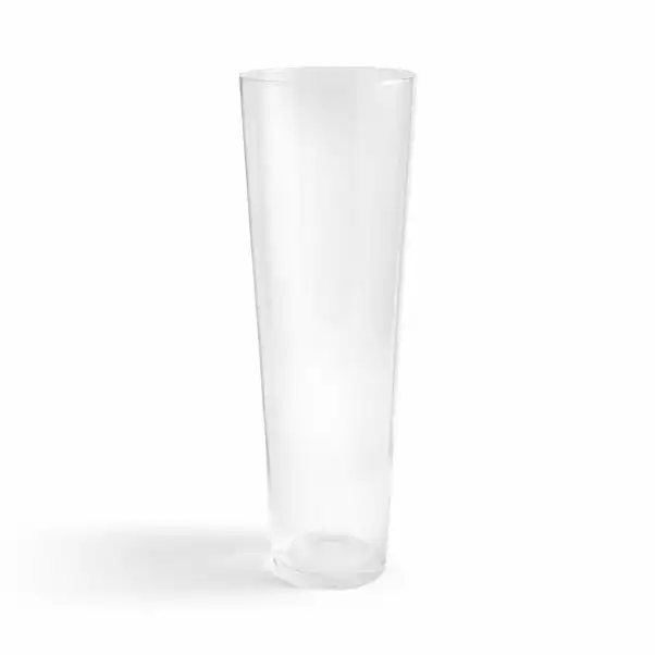 Dunelm Tall Clear Glass Lily Vase 4 Dunelm Tall Clear Glass Lily Vase - Image 4