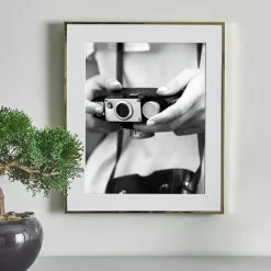 Dunelm Skinny Gold Edge Frame 8" X 10" (20cm X 25cm)