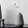 Dunelm Small Matte Grey Ceramic Vase