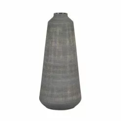 Dunelm Tall Matte Grey Ceramic Vase