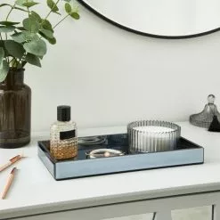 Dunelm Smoke Mirror Tray
