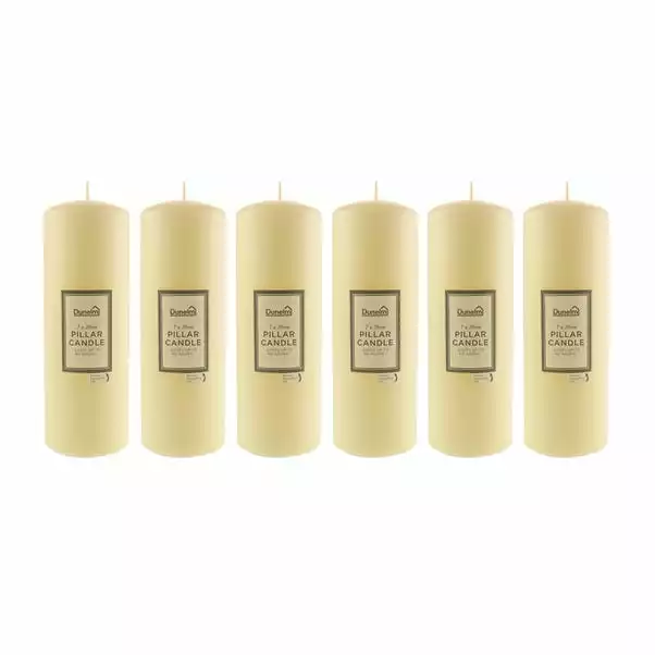 Dunelm Pack Of 6 Church Candles 7.5cm X 20.5cm 1 Dunelm Pack Of 6 Church Candles 7.5cm X 20.5cm