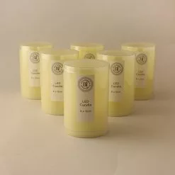 Dunelm Pack Of 6 LED 12cm Church Candles