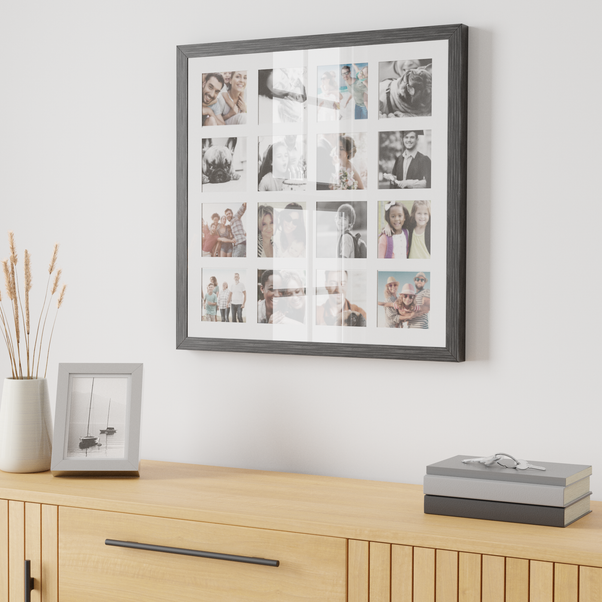Dunelm Grey Square Multi App Photo Frame 1 Dunelm Grey Square Multi App Photo Frame