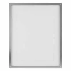 Dunelm Essentials Box Frame 8" X 6" (20cm X 16cm) Silver
