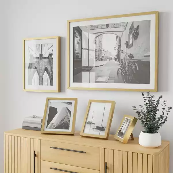 Dunelm Essentials Box Frame 32" X 24" (80cm X 60cm) Gold 1 Dunelm Essentials Box Frame 32" X 24" (80cm X 60cm) Gold