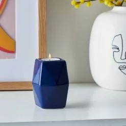 Dunelm Geometric Tealight Holder 10cm