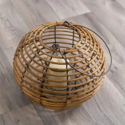 Dunelm Rattan Ball Lantern -Ornaments Sales Store 30724502 alt03