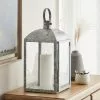 Dunelm Coastal Galvanised Iron Lantern 36cm