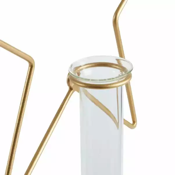 Dunelm Star Wire Wall Vase 3 Dunelm Star Wire Wall Vase - Image 3