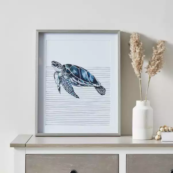 Dunelm Sea Turtle Framed Print 1 Dunelm Sea Turtle Framed Print