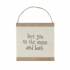 Dunelm Moon And Back Hanging Plaque -Ornaments Sales Store 30727713 alt02