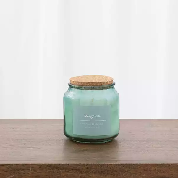 Dunelm Seagrass Jar Candle With Cork Lid 1 Dunelm Seagrass Jar Candle With Cork Lid