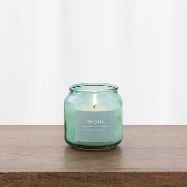 Dunelm Seagrass Jar Candle With Cork Lid 2 Dunelm Seagrass Jar Candle With Cork Lid - Image 2