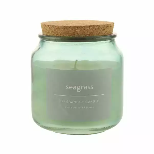 Dunelm Seagrass Jar Candle With Cork Lid 3 Dunelm Seagrass Jar Candle With Cork Lid - Image 3