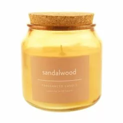 Dunelm Sandlewood Jar Candle With Cork Lid -Ornaments Sales Store 30731509 alt02