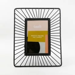 Dunelm Black Wire Photo Frame