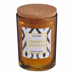 Dunelm Small Amber Candle -Ornaments Sales Store 30732408 alt02