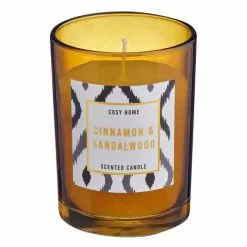 Dunelm Small Amber Candle -Ornaments Sales Store 30732408 alt03