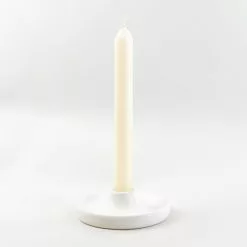 Dunelm 3cm Satin White Ceramic Candle Holder 5 Dunelm 3cm Satin White Ceramic Candle Holder -Ornaments Sales Store 30732440 alt02