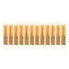 Dunelm Pack Of 2 Dinner Candles Old Gold 12 Pack
