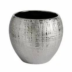 Dunelm Silver Romano Plant Pot 22cm -Ornaments Sales Store 30749222 alt02