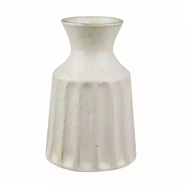 Dunelm Concave Vase Cream 17cm 4 Dunelm Concave Vase Cream 17cm - Image 4