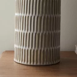 Dunelm Concave Cream Vase 40cm -Ornaments Sales Store 30751228 alt02