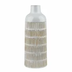 Dunelm Concave Cream Vase 40cm -Ornaments Sales Store 30751228 alt03